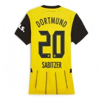 Borussia Dortmund Marcel Sabitzer #20 Domáci Ženy futbalový dres 2024-25 Krátky Rukáv